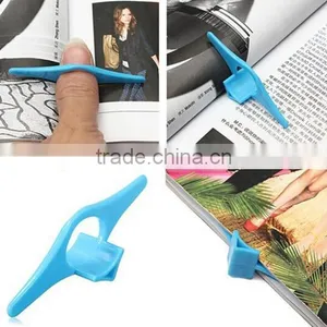 New Design Multifunctional Thumb Plastic Convenient Reading Helper Book Page Holder Finger Bookmark thumbnail-1
