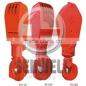 API Well Drilling Hook Blocks 1800kg-3900kg Rotating Travelling With Snubber Assembly thumbnail-1