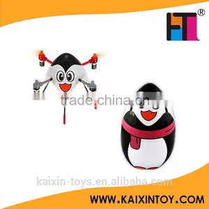 Electronic RC Helicopter RC Toys Radio Control Quadcopter 4CH Gyro Rolling Cute Cartoon Style Flying Egg thumbnail-2
