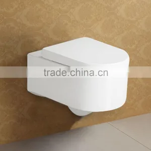 Wall Mounted Soft Closing Seat Cover WC Toilet thumbnail-1