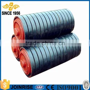 Rubber Coated Buffer Conveyor Roller for Stone Quarry thumbnail-1