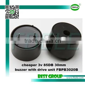 Cheaper 3v 85DB 30mm Buzzer With Drive Unit FBPB3020B thumbnail-1