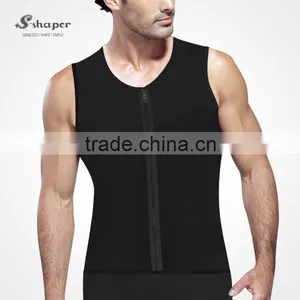 S-SHAPER Zipper Sweat Fir Slim Neoprene Body Shaper For Men thumbnail-6