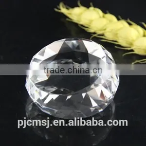 Clear Faceted Crystal Paperweight for Office OSM032 thumbnail-1