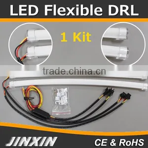 Jinxin 12v Universal Flexible LED DRL Turn Signal Light thumbnail-1