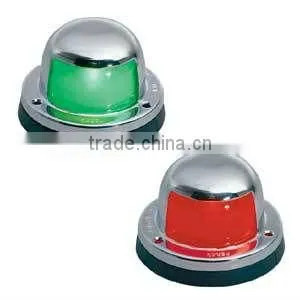 Stainless Steel Hood Bi-Colored Boat Bow Light thumbnail-1