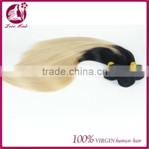 Express Wholesale Grade 7a Virgin Filipino 1b 613 Two Tone Straight Human Hair Weave Bundles Extension for Fashion Women thumbnail-3