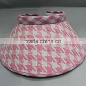 Black Embroidery Cheap Sports Sun Visor Cap WT-VC001 thumbnail-2