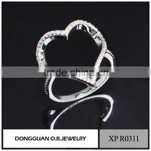Fashion Sterling Silver Women Jewelry Ring Wholesale Classical Engagement Rings thumbnail-6