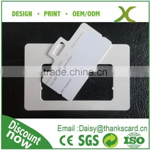 Custom Shape Card/snap-off Plastic Card/printable Custom Size Card thumbnail-1