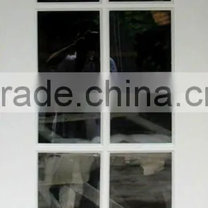 Wooden Glass White Door thumbnail-1