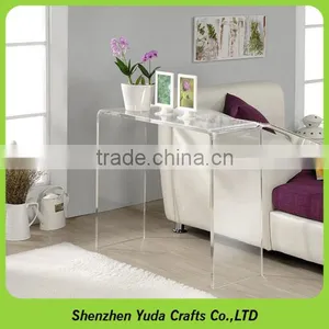 Acrylic Computer Desk Transparent Organic Glass Tea Table Fashion Crystal Tea Table Dining Tables thumbnail-1
