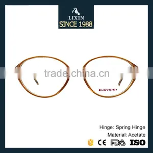 Super Light Street Fashion Acetate Reading Glasses Light Brown Acetate SM511 thumbnail-2