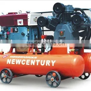 Double Tank Diesel Piston Air Compressor thumbnail-1