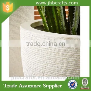 Ridged Stone Planters Cheap Garden Flower Pots thumbnail-3