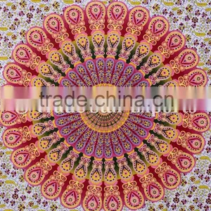 Gypsy Mandala Ethnic Boho Wall Hanging Hippie Cotton Tapestry thumbnail-3