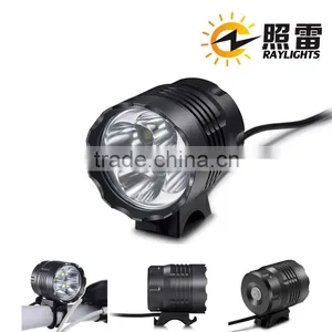 4 x Cree XM-L T6 4800LM Rechargeable LED Bike Light thumbnail-1