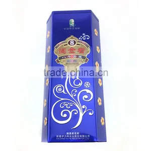 Recycle Wine Tin Container, Wine Tin Can, Hexagonal Tin Box thumbnail-2