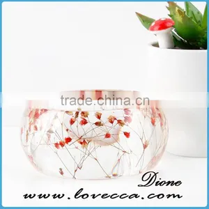 Latest Trendy Style Round Shape Resin Pressed Real Dried Flower Bracelet thumbnail-1