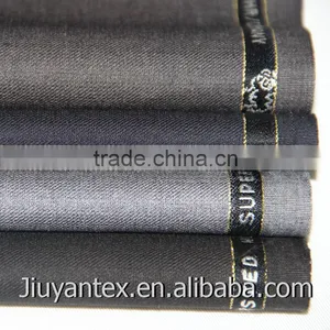High Quality Trw Twill Plain Dyed Super Fine Worsted Wool Men Suiting Germany Swallowtail Textile Fabric China Manufacturer thumbnail-4