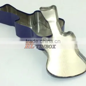 Guitar Shape High Quality Empty Candy Chocolate Tin Box thumbnail-5