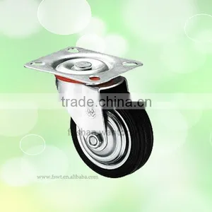 Hot Sale Furniture Wheel Medium Duty Rubber Swivel Casters thumbnail-1