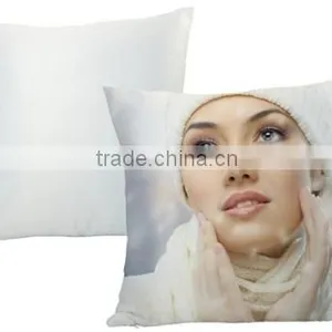 High Quality Polyester Peach Skin Full White Sublimation Pillow Case thumbnail-1