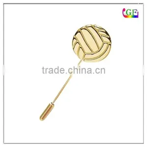 Volleyball Design Hat Lapel Stick Pin thumbnail-1