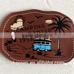 Die-cut Vogue Leather Patch for Denim thumbnail-6
