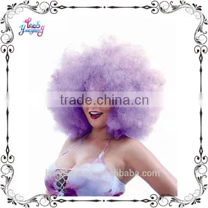 Oversized Light Purple Fluffy Bigger Funny Wig thumbnail-1
