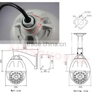 4 Inch Mini Indoor/Outdoor 10X Zoom HD-AHD PTZ Camera With 1080P thumbnail-4