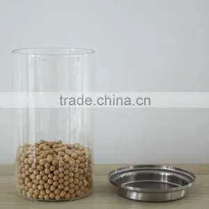 1300ml Heat Resistant Glass Storage Jar With Metal Lid N6307 thumbnail-5
