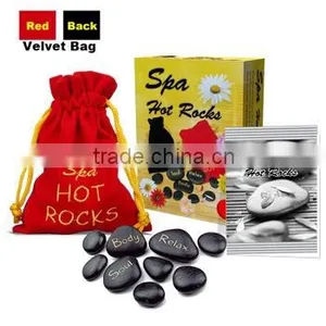 Engraved Massage Stone Set, Spa Hot Rocks, Hot Massage Stone thumbnail-1