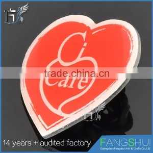 Wholesale Fashionable Heart Shaped Pin Badges Low Price on Sale thumbnail-4