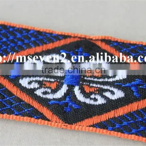 Good Sale Butterflies Pattern Embroidery Tirm Woven Ribbons thumbnail-2