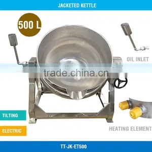 Electrical Oil Jacket Pot - 500 L, Electric, Tiltable, Without Agitator, TT-JK-ET500 thumbnail-1