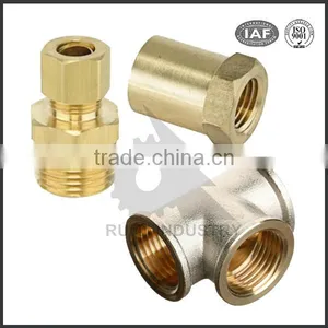 China OEM Manufacturer Machining Industrial Brass Fitting thumbnail-1