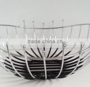 Powder Coating/Chrome Plating/PVC Coating Metal Fruit Busket thumbnail-3