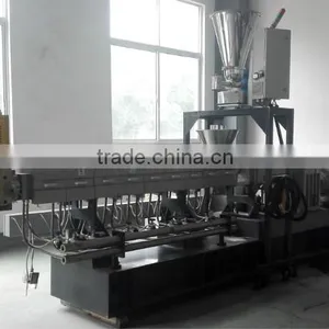 Transparent White Plastic Filler Masterbatch pp pe Calcium Carbonate Granules Twin Screw Extruder thumbnail-4