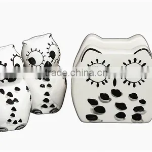 Personalized Handmade Color Glazed Decorative Ceramic Cute Owl Napkin Holder thumbnail-1