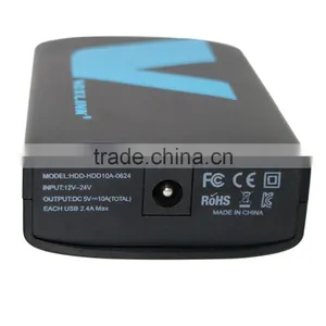 VOXLINK 5V 10A 50W 6-Port USB Car Charger Travel Intelligent Detect Charging Adapter thumbnail-4