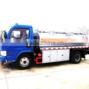 Mini New 4000L Fuel Tank Truck Made in China thumbnail-3
