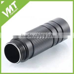 Black Anodised Aluminum Extention Battery Tube for Outdoor Flashlight thumbnail-2