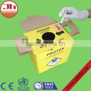 Syringe Sharps Cardboard Safety Box thumbnail-2