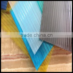 Polycarbonate Resin New Building Material Twin Wall Colored Polycarbonate Sheet for Roofs Skylight Awning thumbnail-5