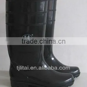 LITAI Fashion Rain Shoes Black Work Boot thumbnail-2