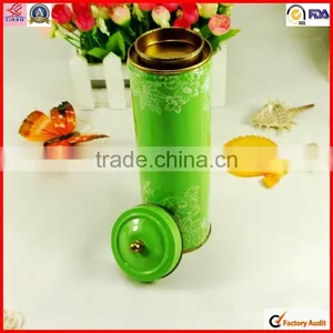 Small Round Tin Metal Tea Packaging Box thumbnail-2
