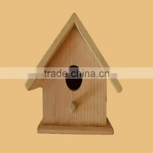 Desktop Decorative Small Wooden Bird Houses Nest thumbnail-1