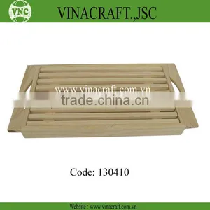 Japanese Rectangular Fashion Bamboo Sushi Tray thumbnail-1