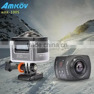 New Arrival Waterproof 360 Degree VR Sports Video Camera Wifi Multifunctional Mini Outdoor Portable VR Sports Camera thumbnail-2